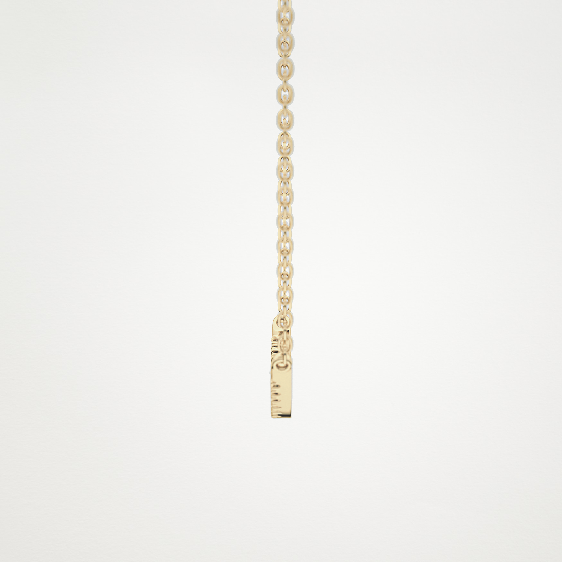 0.091 TCW Round Lab Grown Diamond Multi Stone Necklace