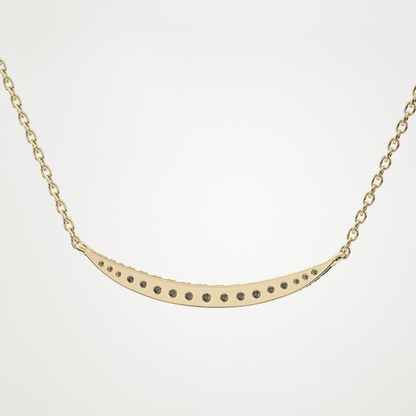 0.091 TCW Round Lab Grown Diamond Multi Stone Necklace