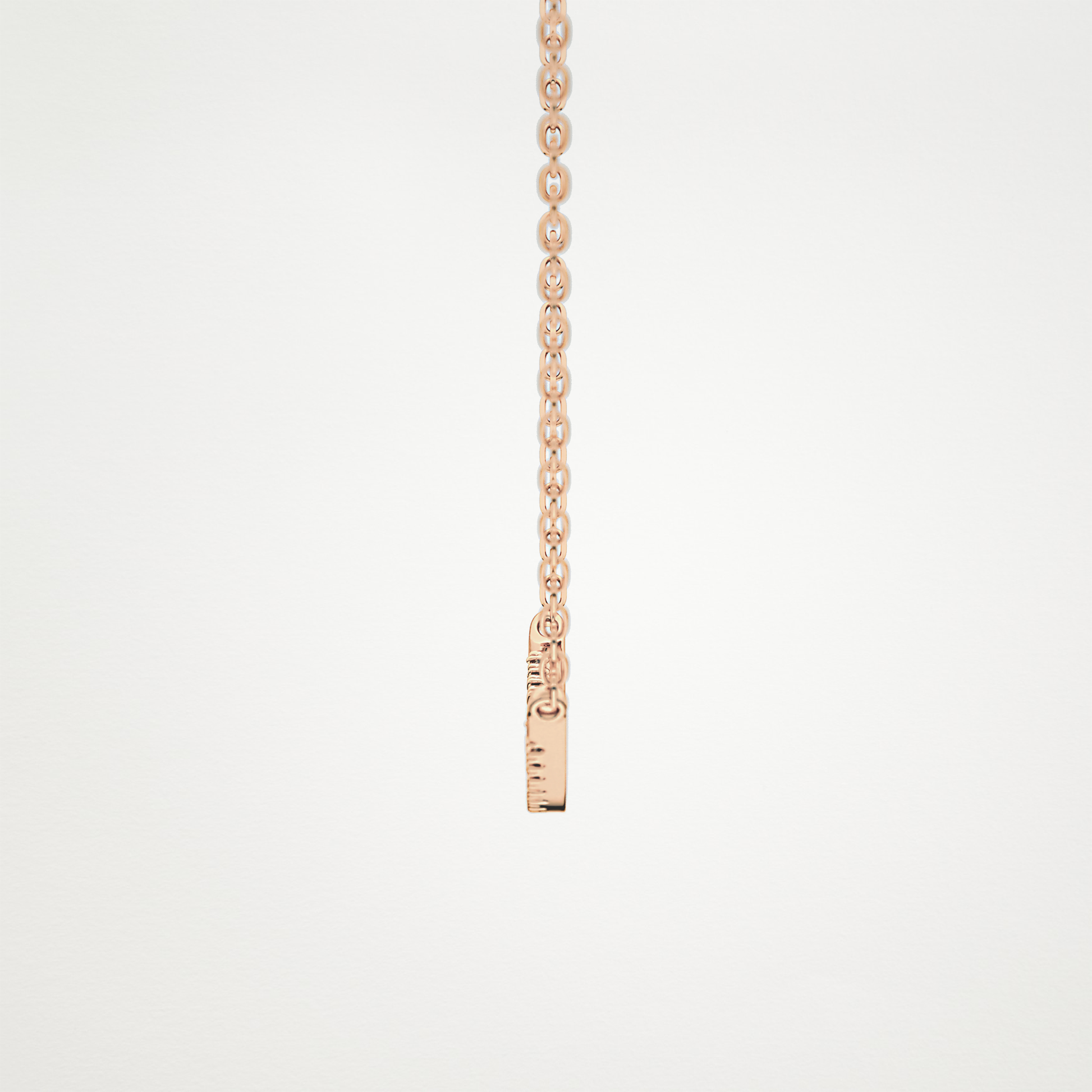 0.091 TCW Round Lab Grown Diamond Multi Stone Necklace