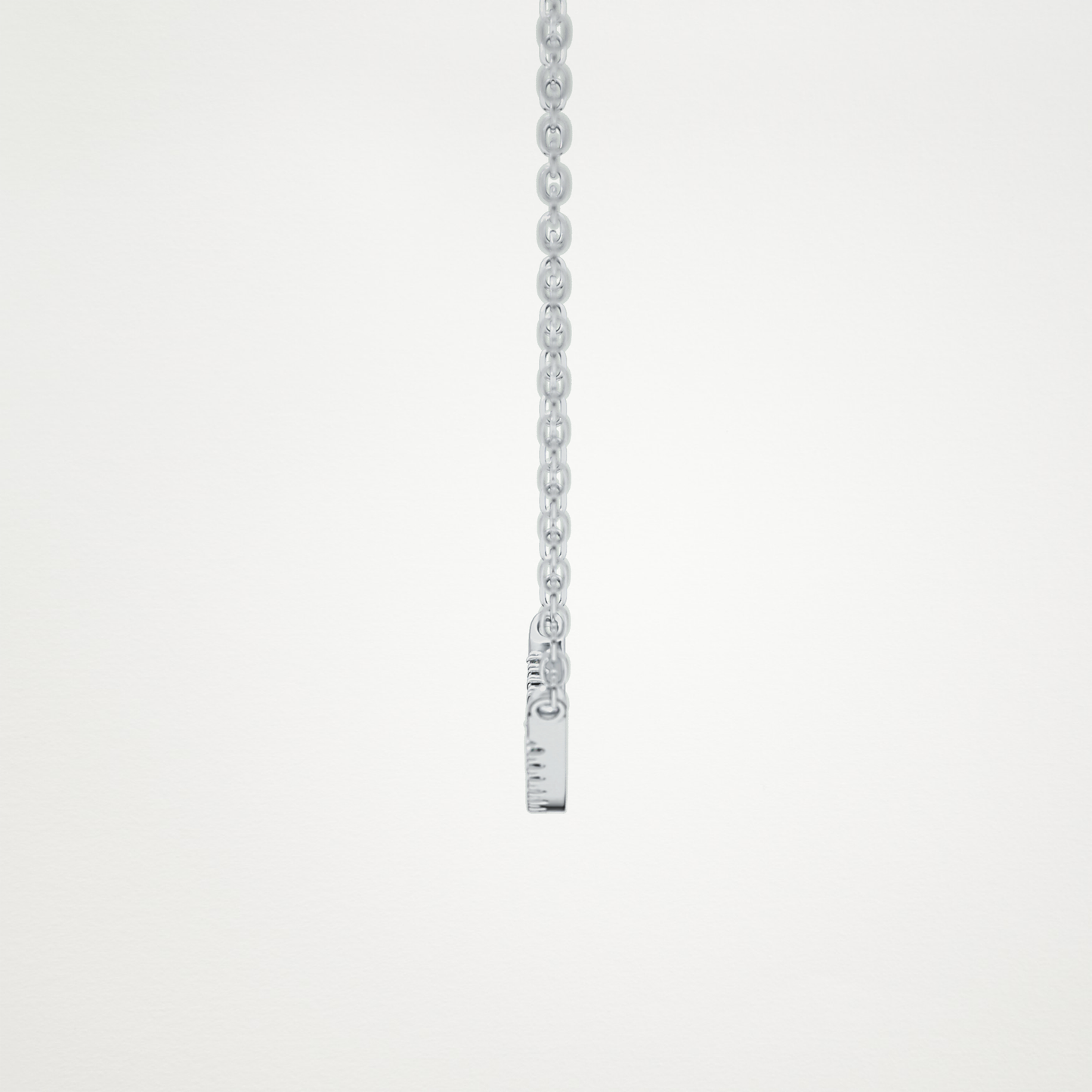 0.091 TCW Round Lab Grown Diamond Multi Stone Necklace