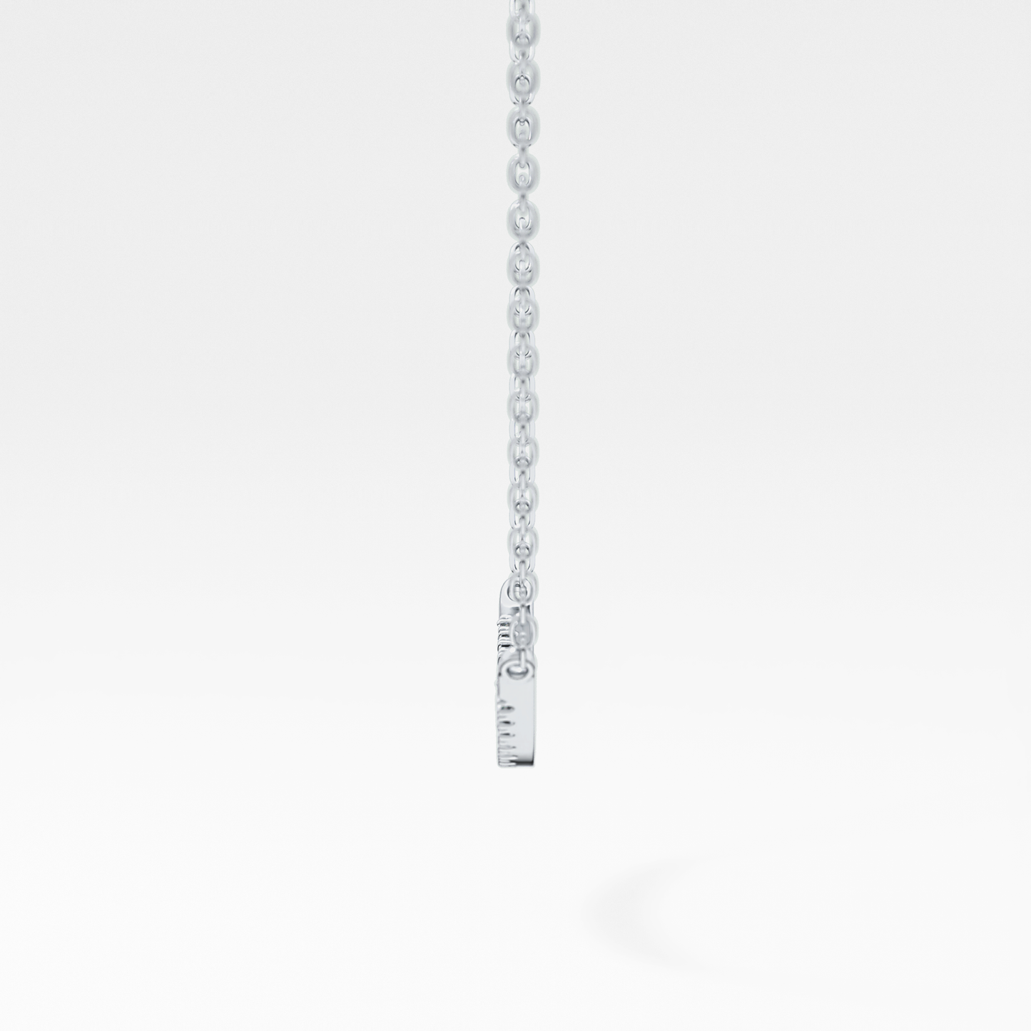 0.091 TCW Round Lab Grown Diamond Multi Stone Necklace
