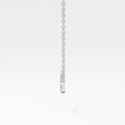 0.091 TCW Round Lab Grown Diamond Multi Stone Necklace