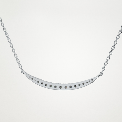 0.091 TCW Round Lab Grown Diamond Multi Stone Necklace