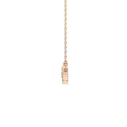 0.07 TCW Round Lab Grown Diamond Twig Necklace