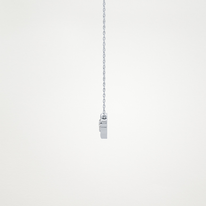 0.07 TCW Round Lab Grown Diamond Twig Necklace