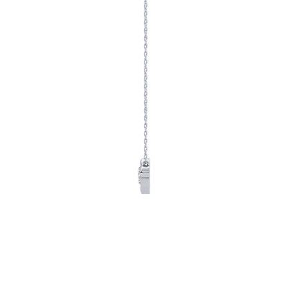 0.07 TCW Round Lab Grown Diamond Twig Necklace