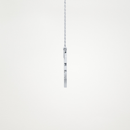 0.426 TCW Round Lab Grown Diamond Rising Sun Necklace