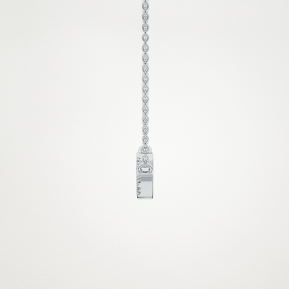 0.123 TCW Round Lab Grown Diamond Twig Necklace