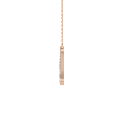 1.5 TCW Emerald Lab Grown Diamond Bezel Necklace