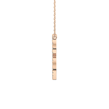 1.5 TCW Emerald Lab Grown Diamond Bezel Necklace