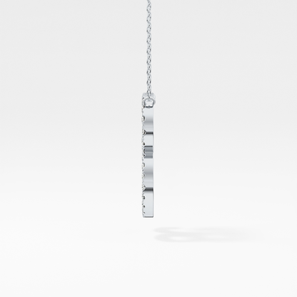 1.5 TCW Emerald Lab Grown Diamond Bezel Necklace