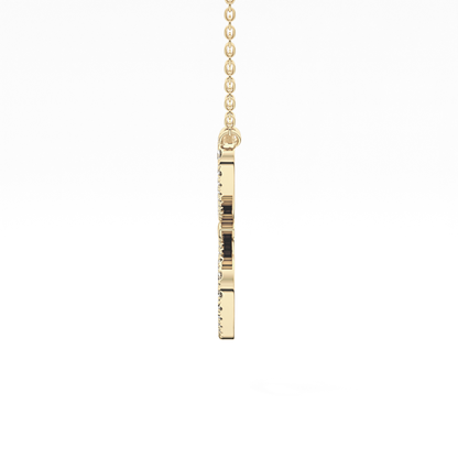 1.5 TCW Emerald Lab Grown Diamond Bezel Necklace