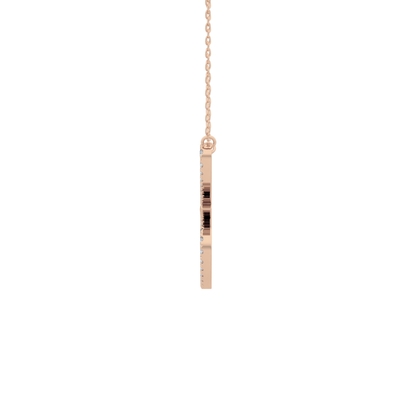 1.5 TCW Emerald Lab Grown Diamond Bezel Necklace