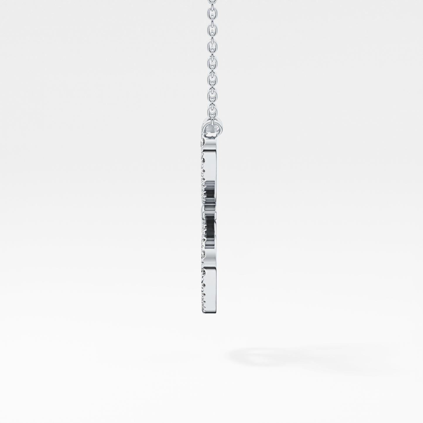 1.5 TCW Emerald Lab Grown Diamond Bezel Necklace