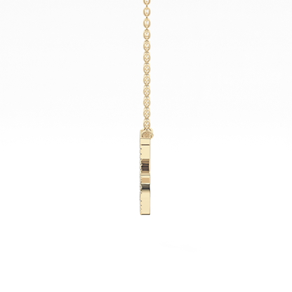 1.5 TCW Emerald Lab Grown Diamond Bezel Necklace