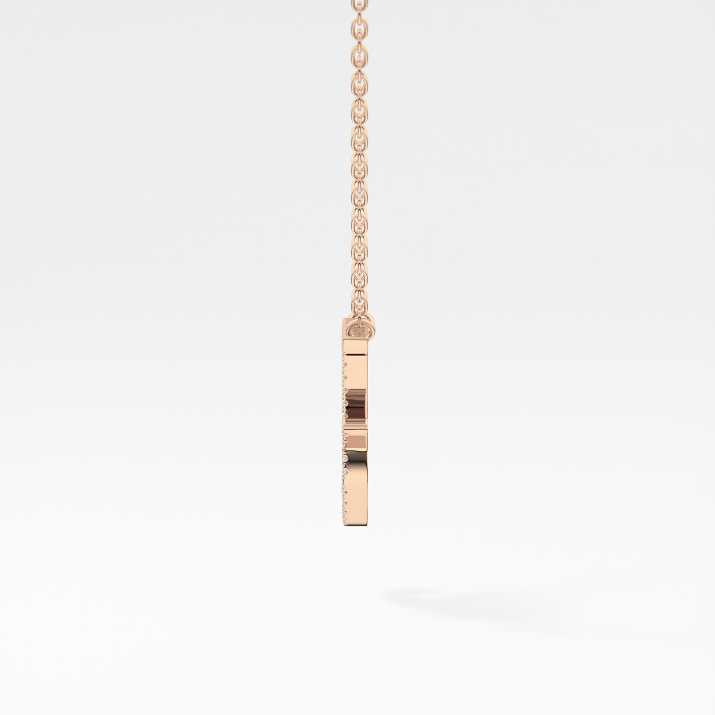 1.5 TCW Emerald Lab Grown Diamond Bezel Necklace