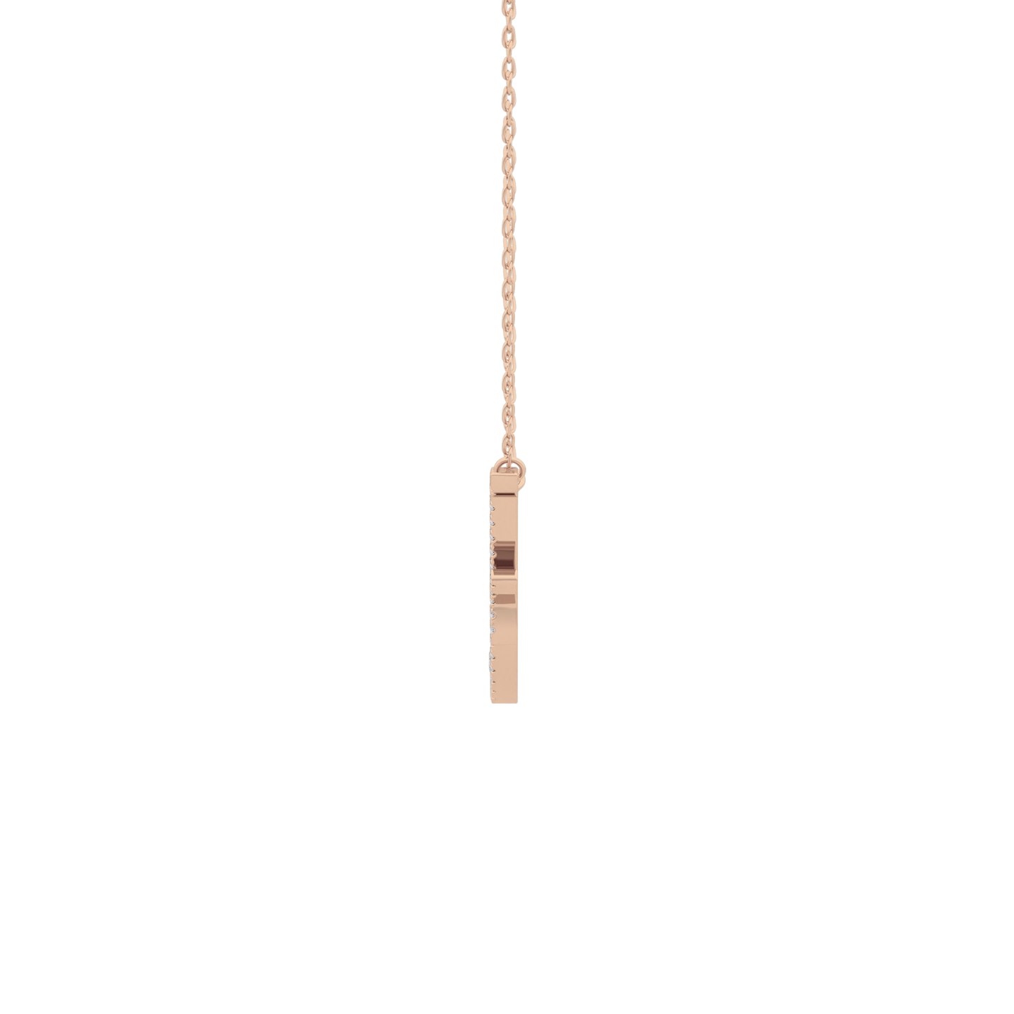 1.5 TCW Emerald Lab Grown Diamond Bezel Necklace