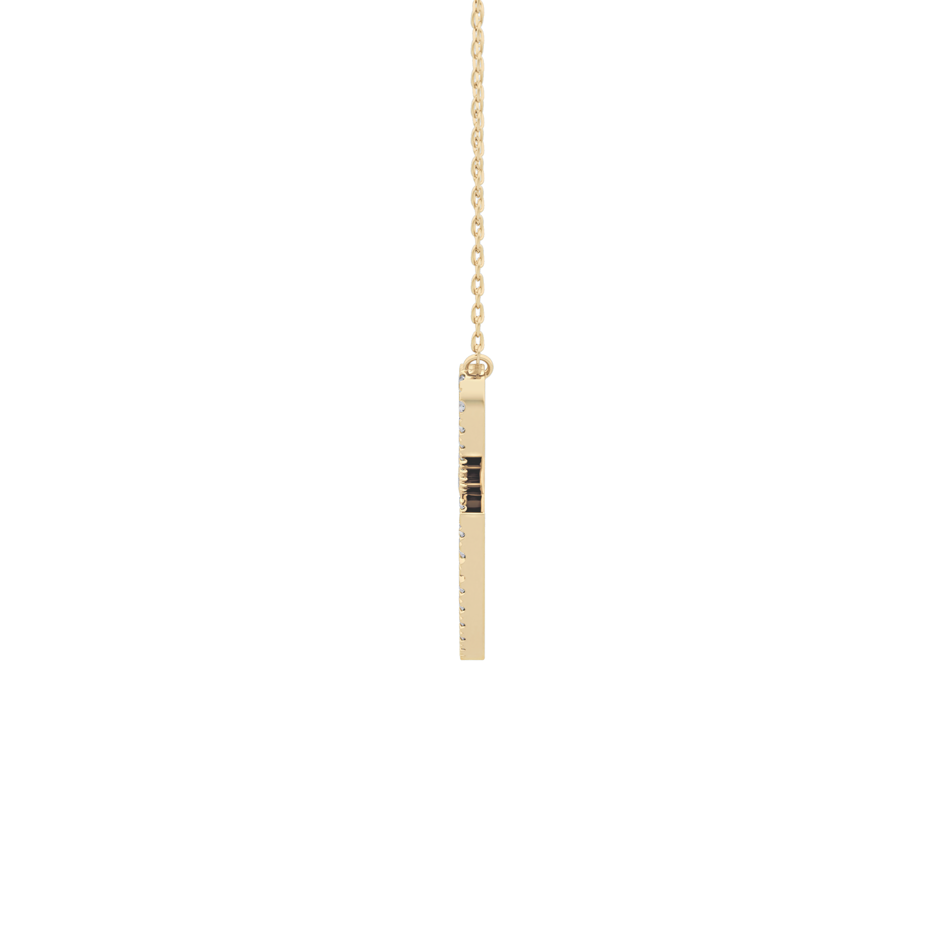 1.5 TCW Emerald Lab Grown Diamond Bezel Necklace