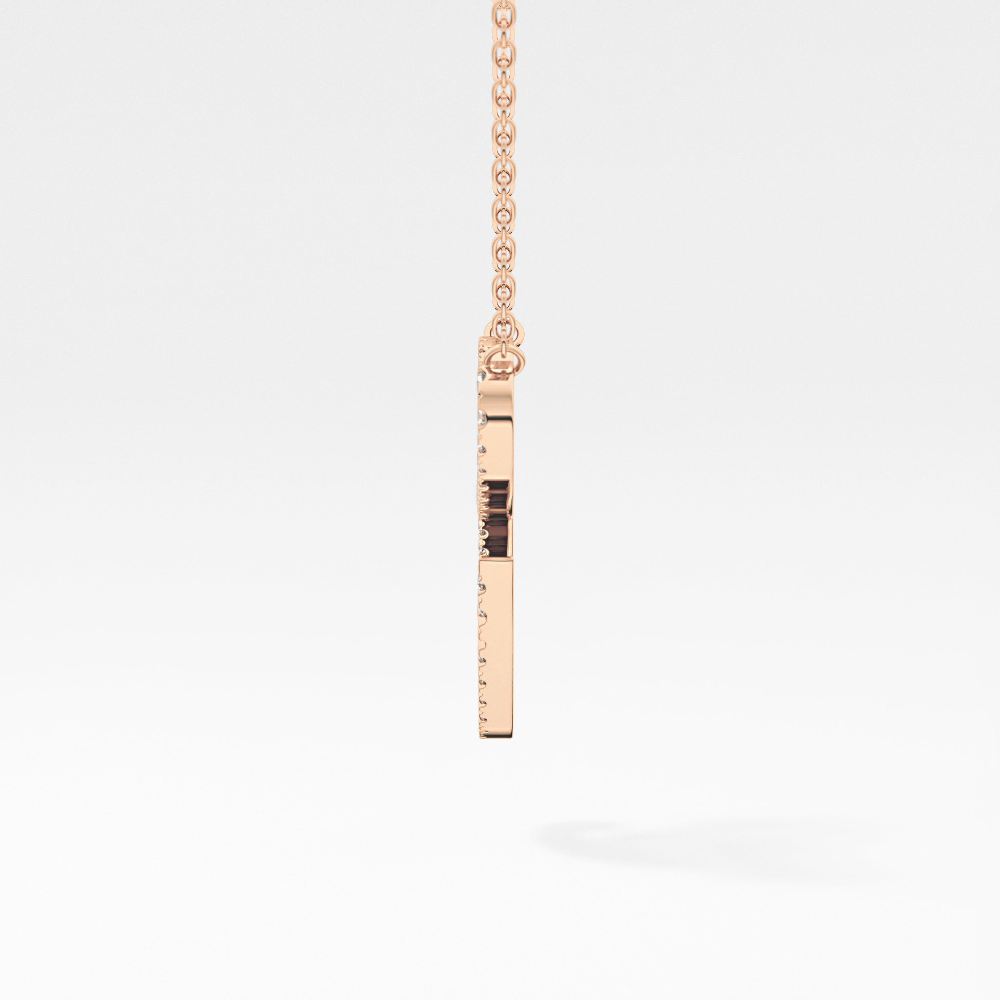 1.5 TCW Emerald Lab Grown Diamond Bezel Necklace