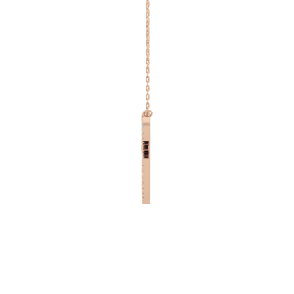1.5 TCW Emerald Lab Grown Diamond Bezel Necklace