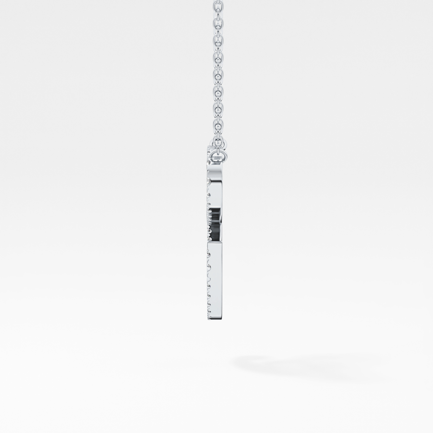 1.5 TCW Emerald Lab Grown Diamond Bezel Necklace