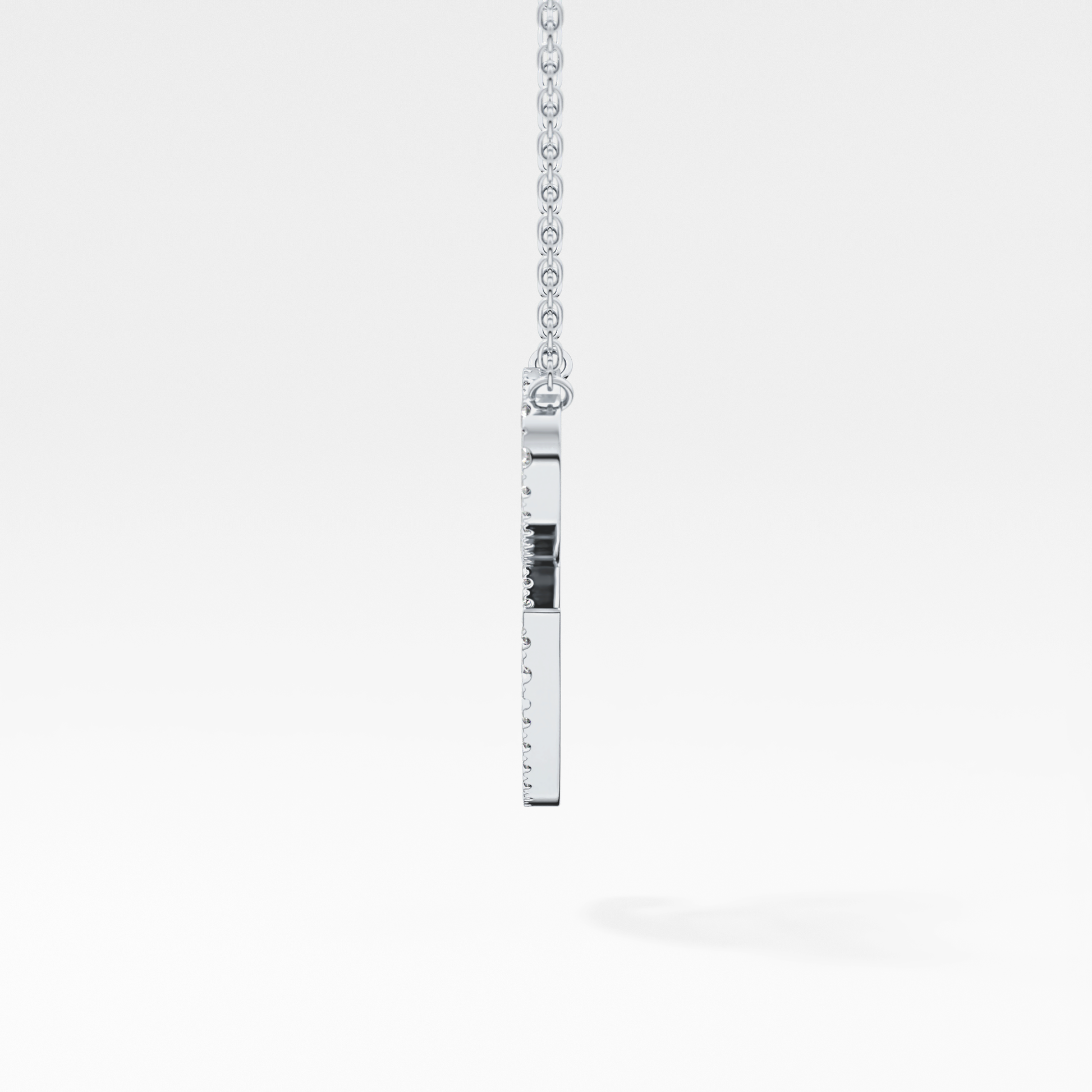 1.5 TCW Emerald Lab Grown Diamond Bezel Necklace