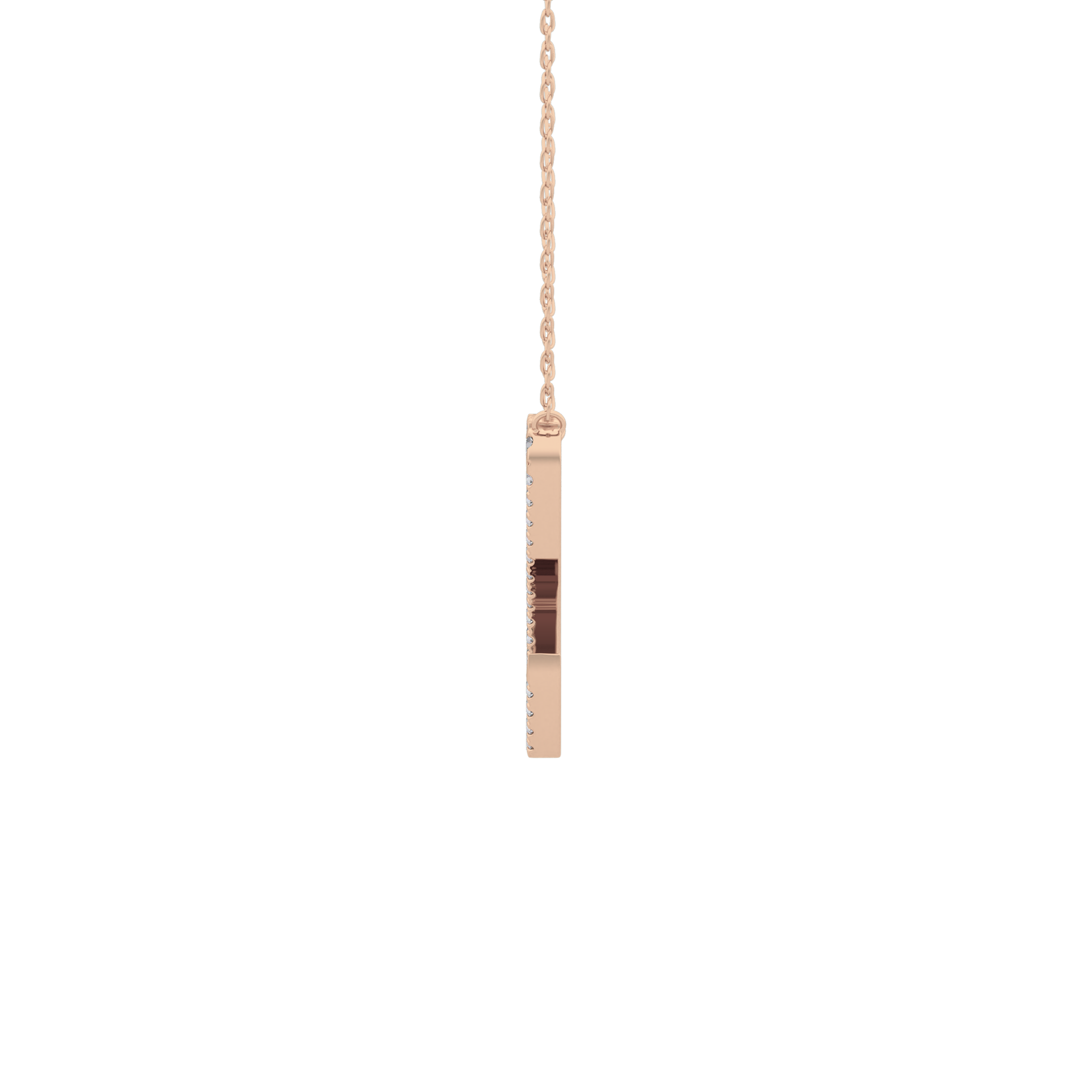1.5 TCW Emerald Lab Grown Diamond Bezel Necklace