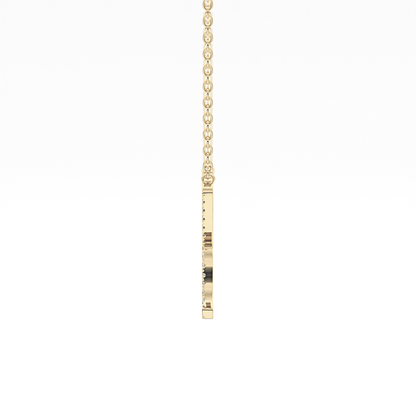 1.5 TCW Emerald Lab Grown Diamond Bezel Necklace