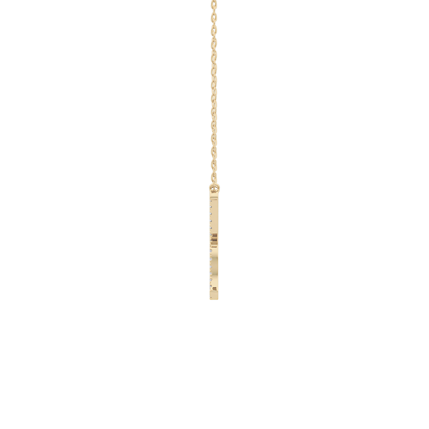 1.5 TCW Emerald Lab Grown Diamond Bezel Necklace