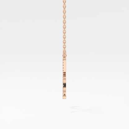 1.5 TCW Emerald Lab Grown Diamond Bezel Necklace