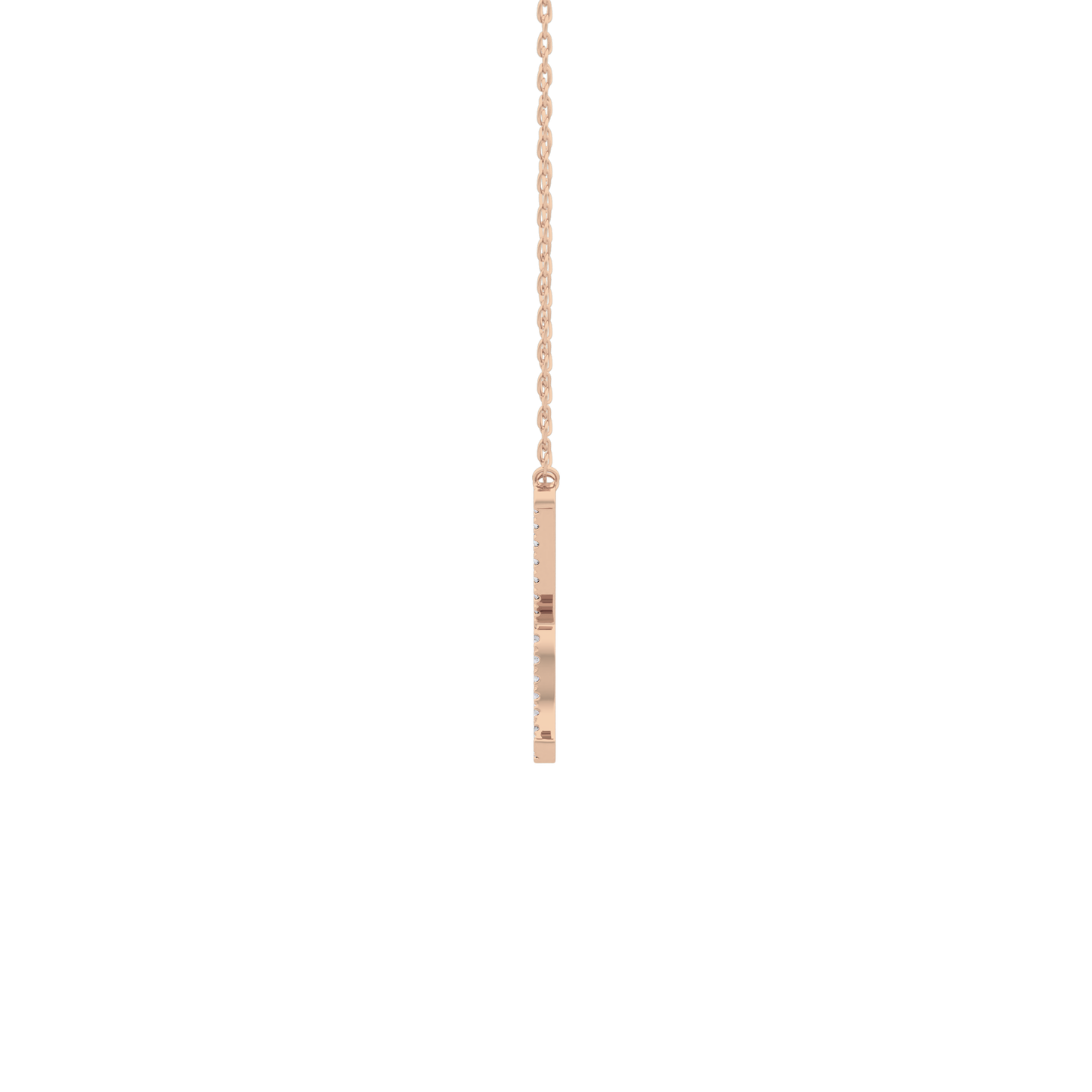 1.5 TCW Emerald Lab Grown Diamond Bezel Necklace