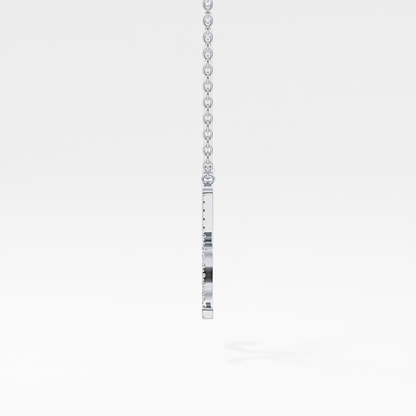 1.5 TCW Emerald Lab Grown Diamond Bezel Necklace