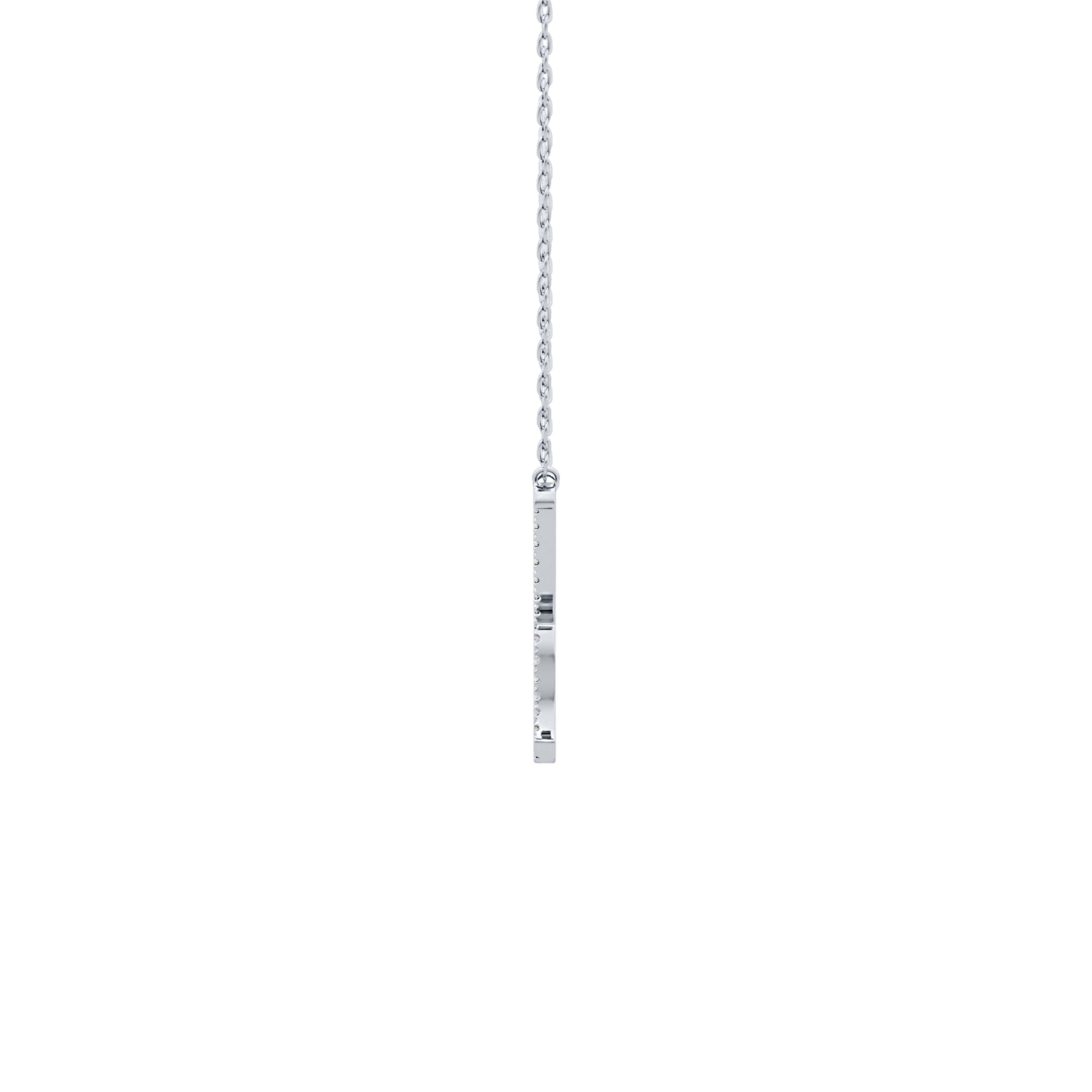1.5 TCW Emerald Lab Grown Diamond Bezel Necklace