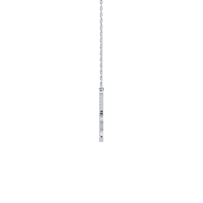 1.5 TCW Emerald Lab Grown Diamond Bezel Necklace