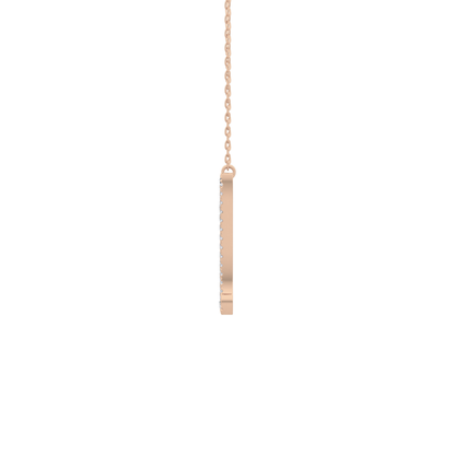 1.5 TCW Emerald Lab Grown Diamond Bezel Necklace