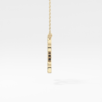 1.5 TCW Emerald Lab Grown Diamond Bezel Necklace