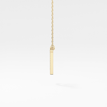 1.5 TCW Emerald Lab Grown Diamond Bezel Necklace