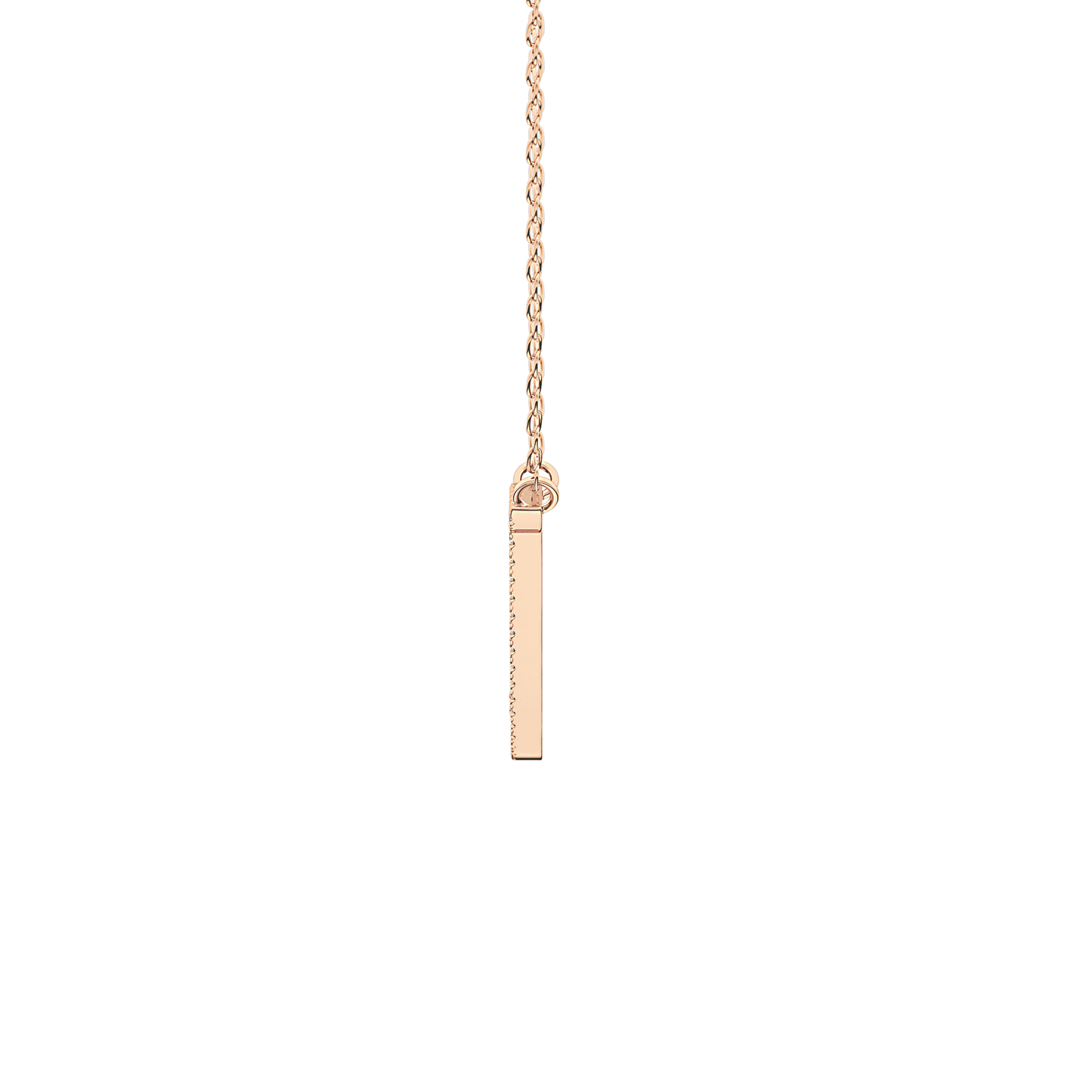 1.5 TCW Emerald Lab Grown Diamond Bezel Necklace