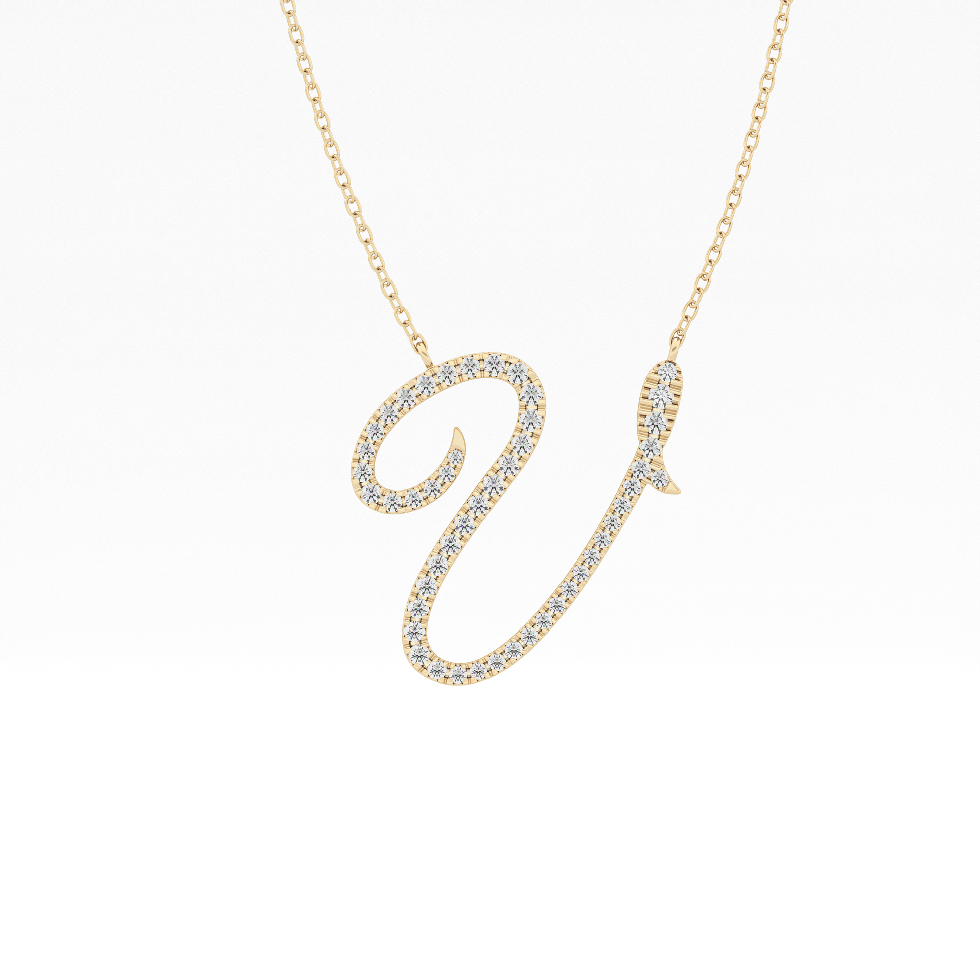 1.5 TCW Emerald Lab Grown Diamond Bezel Necklace
