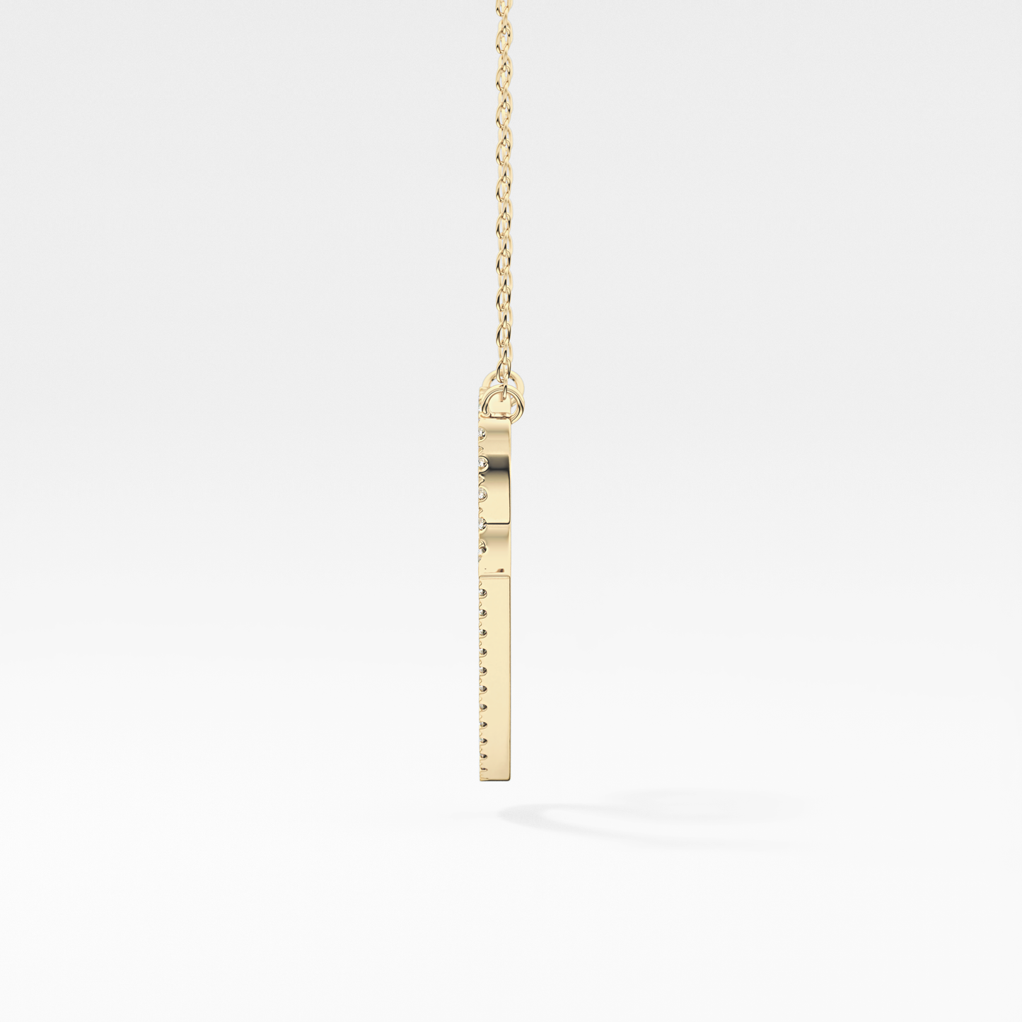 1.5 TCW Emerald Lab Grown Diamond Bezel Necklace