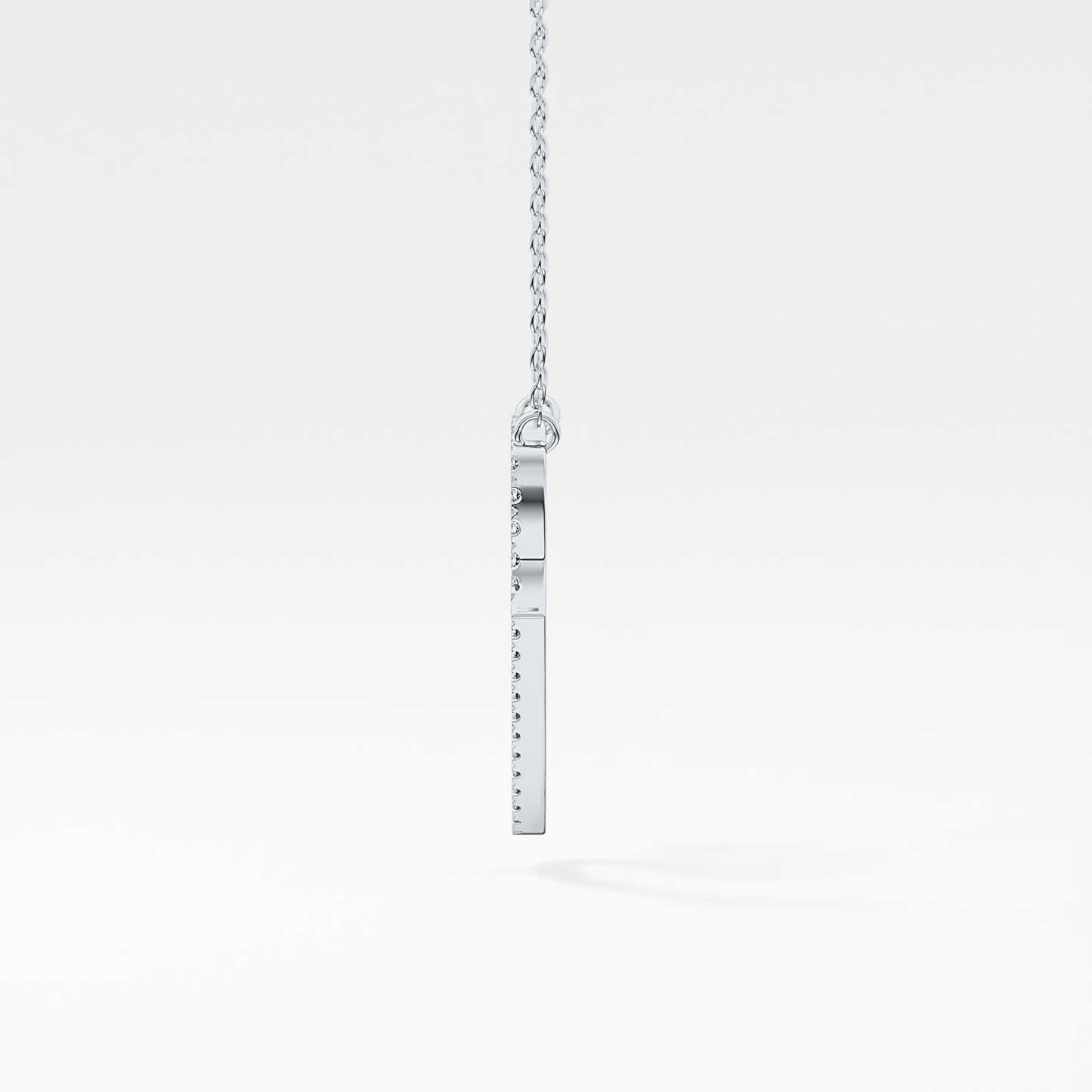 1.5 TCW Emerald Lab Grown Diamond Bezel Necklace