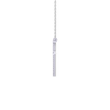 1.5 TCW Emerald Lab Grown Diamond Bezel Necklace