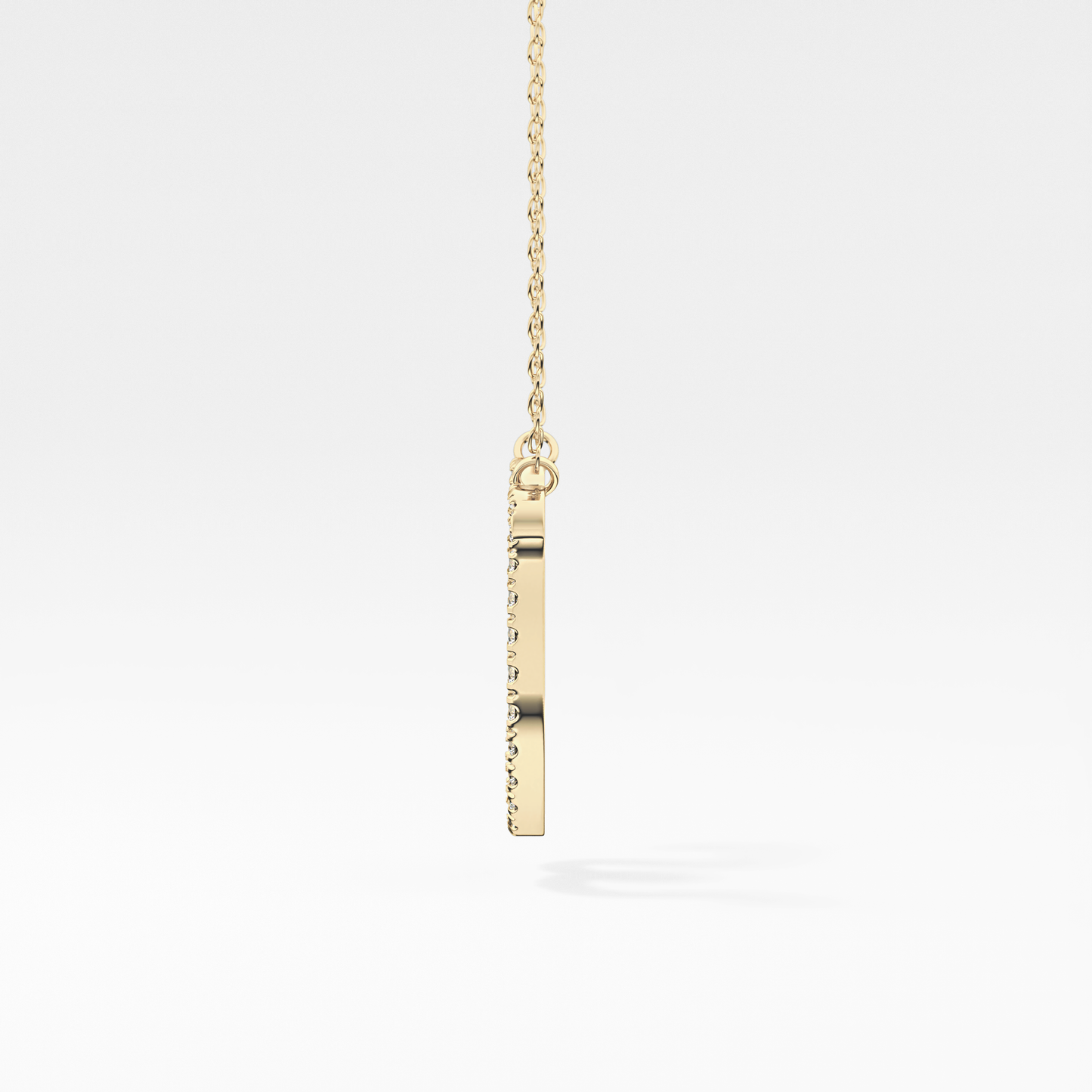 1.5 TCW Emerald Lab Grown Diamond Bezel Necklace