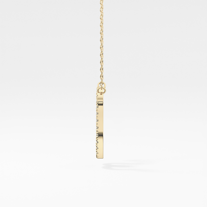 1.5 TCW Emerald Lab Grown Diamond Bezel Necklace