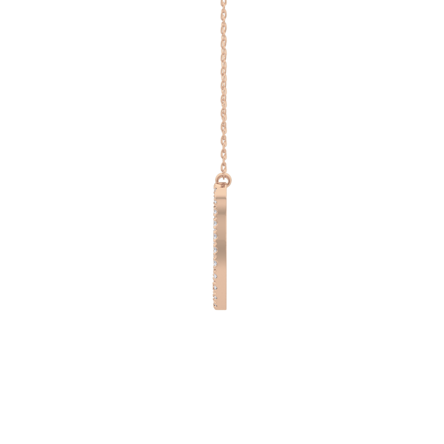 1.5 TCW Emerald Lab Grown Diamond Bezel Necklace
