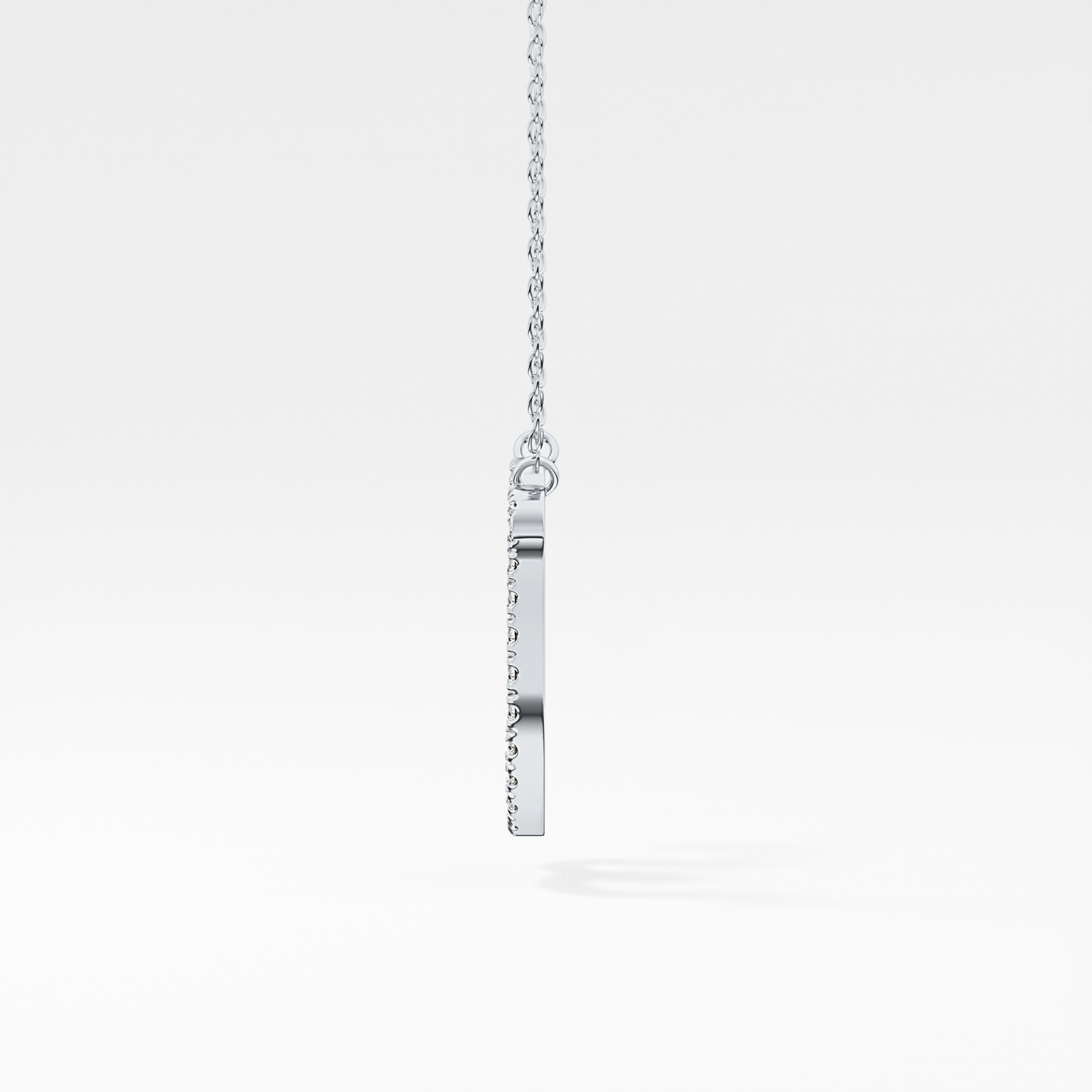 1.5 TCW Emerald Lab Grown Diamond Bezel Necklace