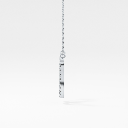 1.5 TCW Emerald Lab Grown Diamond Bezel Necklace