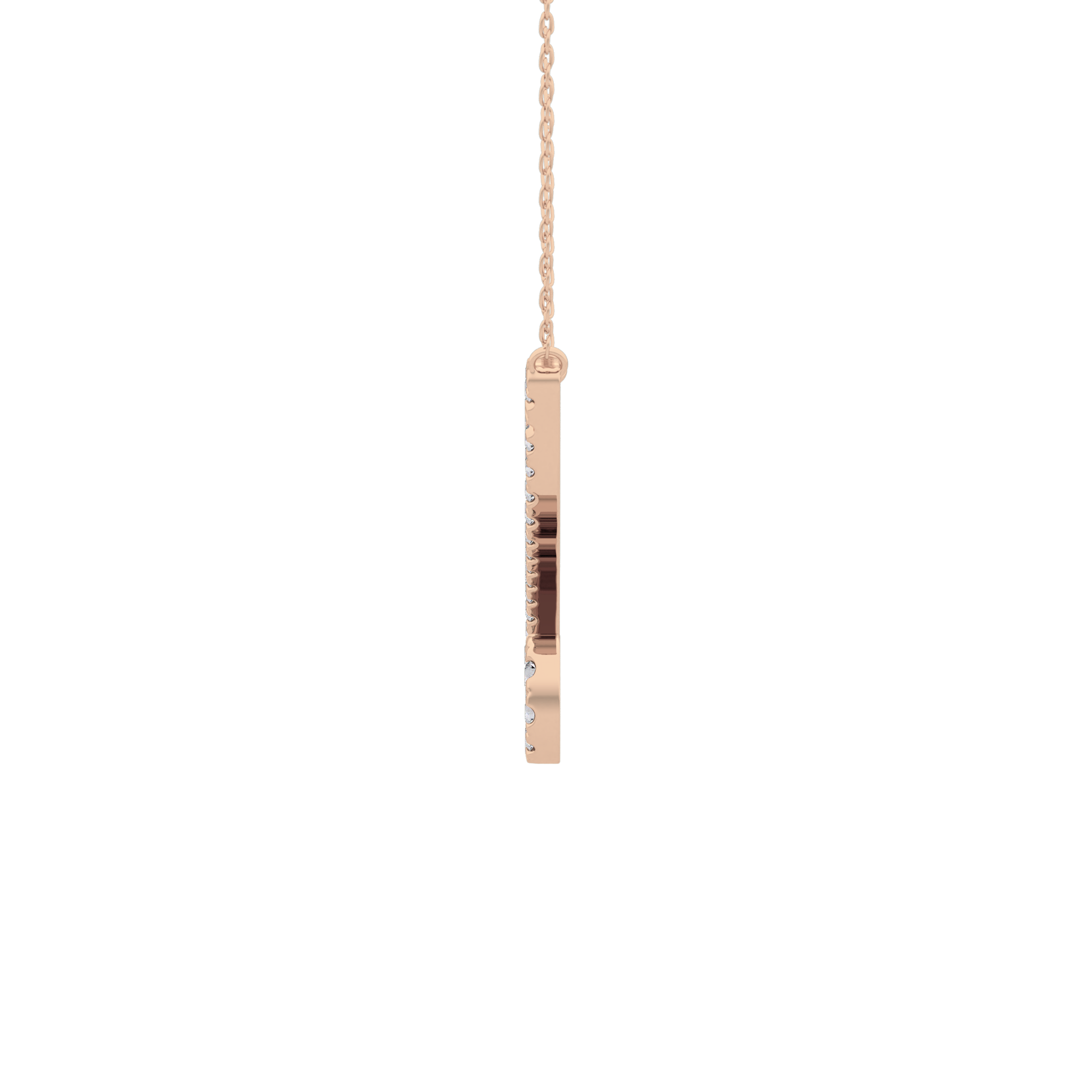 1.5 TCW Emerald Lab Grown Diamond Bezel Necklace