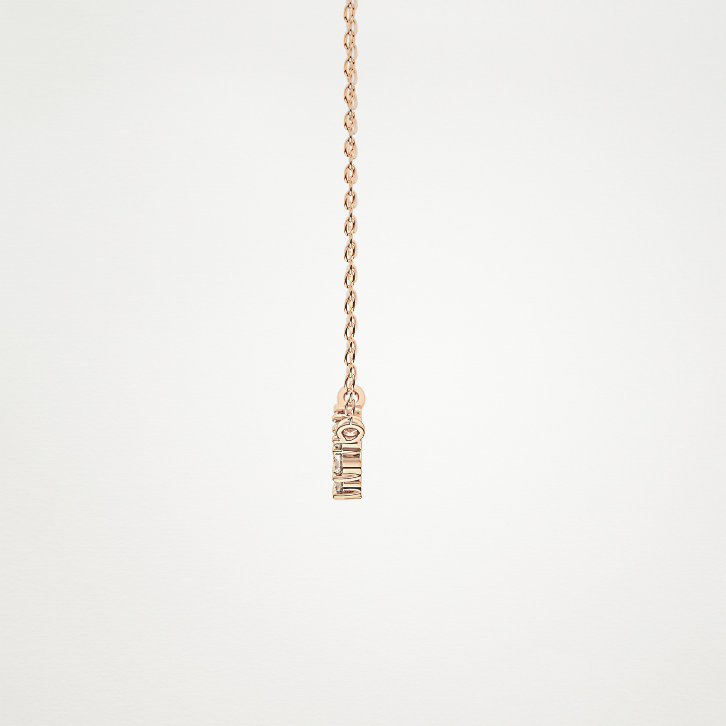 0.241 TCW Round Lab Grown Diamond Multi Stone Necklace