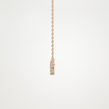 0.241 TCW Round Lab Grown Diamond Multi Stone Necklace